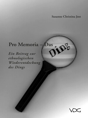 cover image of Pro Memoria – Das Ding